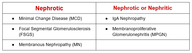 Nephrotic